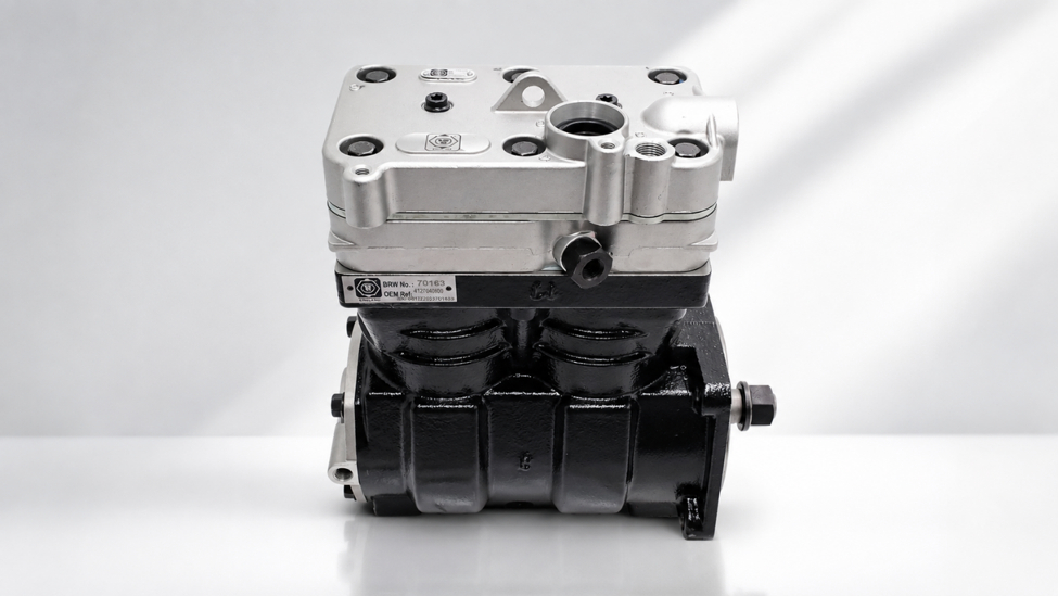 BRW England air compressor for heavy-duty commercial vehicle engines