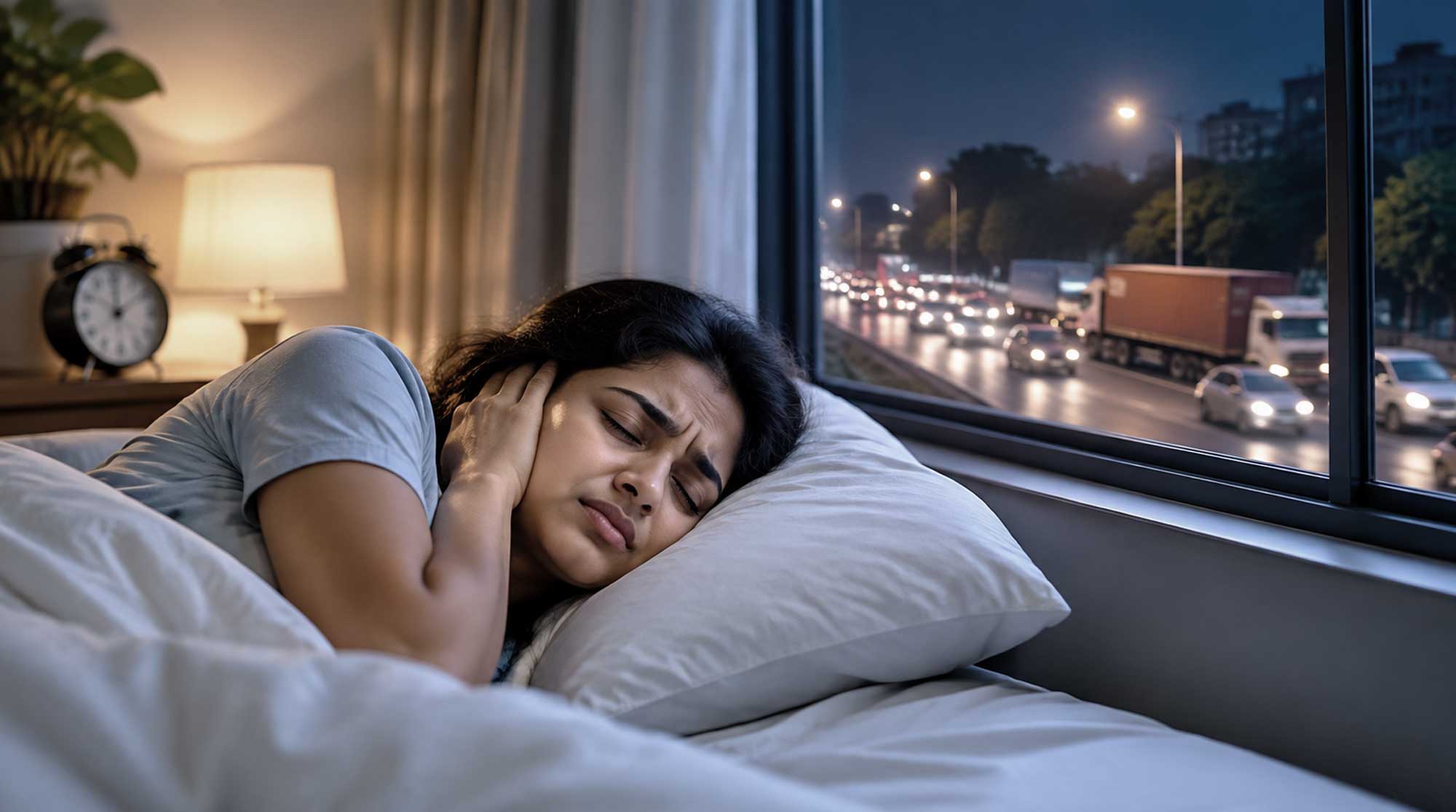 THE TRAFFIC THAT FOLLOWS YOU TO BED
