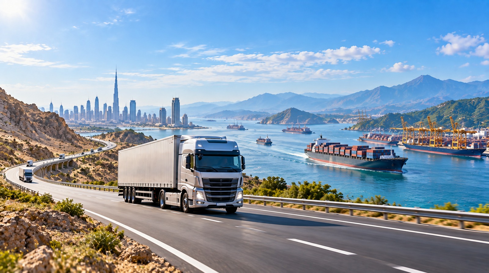 Trucks Connect Emerging Trade Corridors